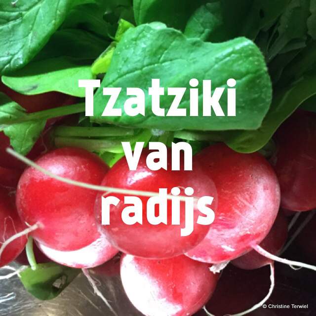 Radijsjes voor de tzatziki